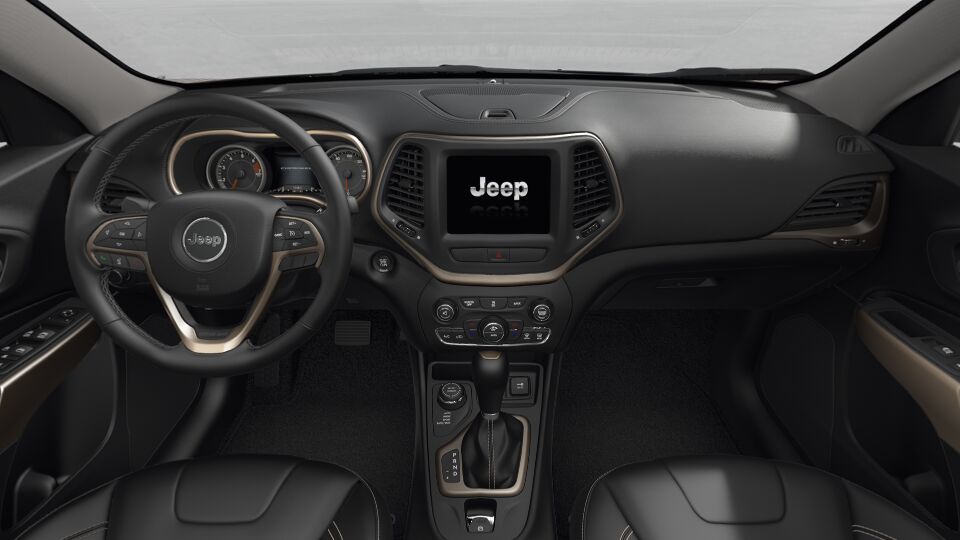 2017 Jeep Cherokee Limited 4x4 Black Interior